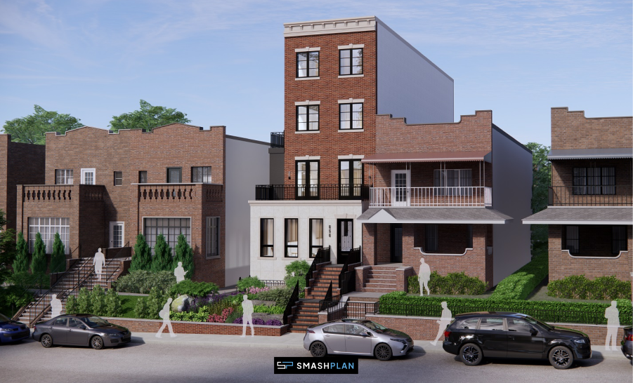 Four-Storey Residence Detail