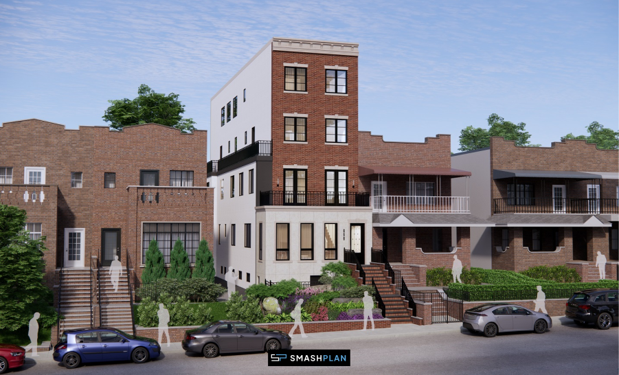 Four-Storey Residence Detail